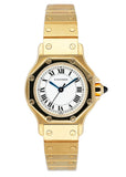 Cartier Santos Octagon 0906 18K Yellow Gold Ladies Watch Box Papers - Watches
