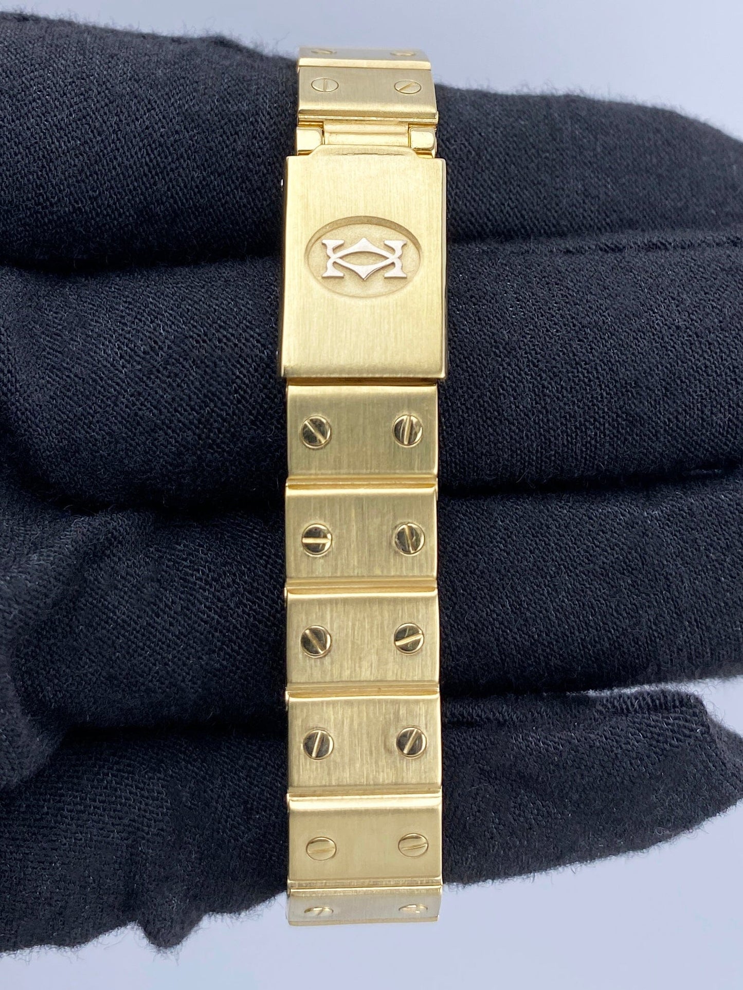 Cartier Santos Octagon 0906 18K Yellow Gold Ladies Watch Box Papers - Watches