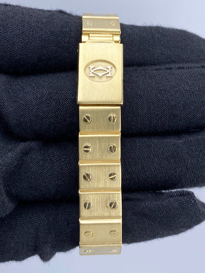 Cartier Santos Octagon 0906 18K Yellow Gold Ladies Watch Box Papers - Watches