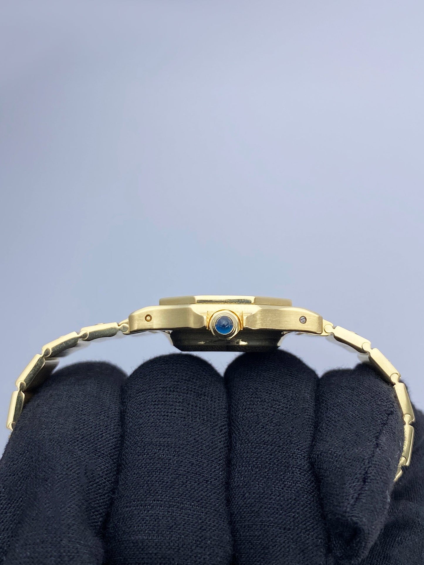 Cartier Santos Octagon 0906 18K Yellow Gold Ladies Watch Box Papers - Watches