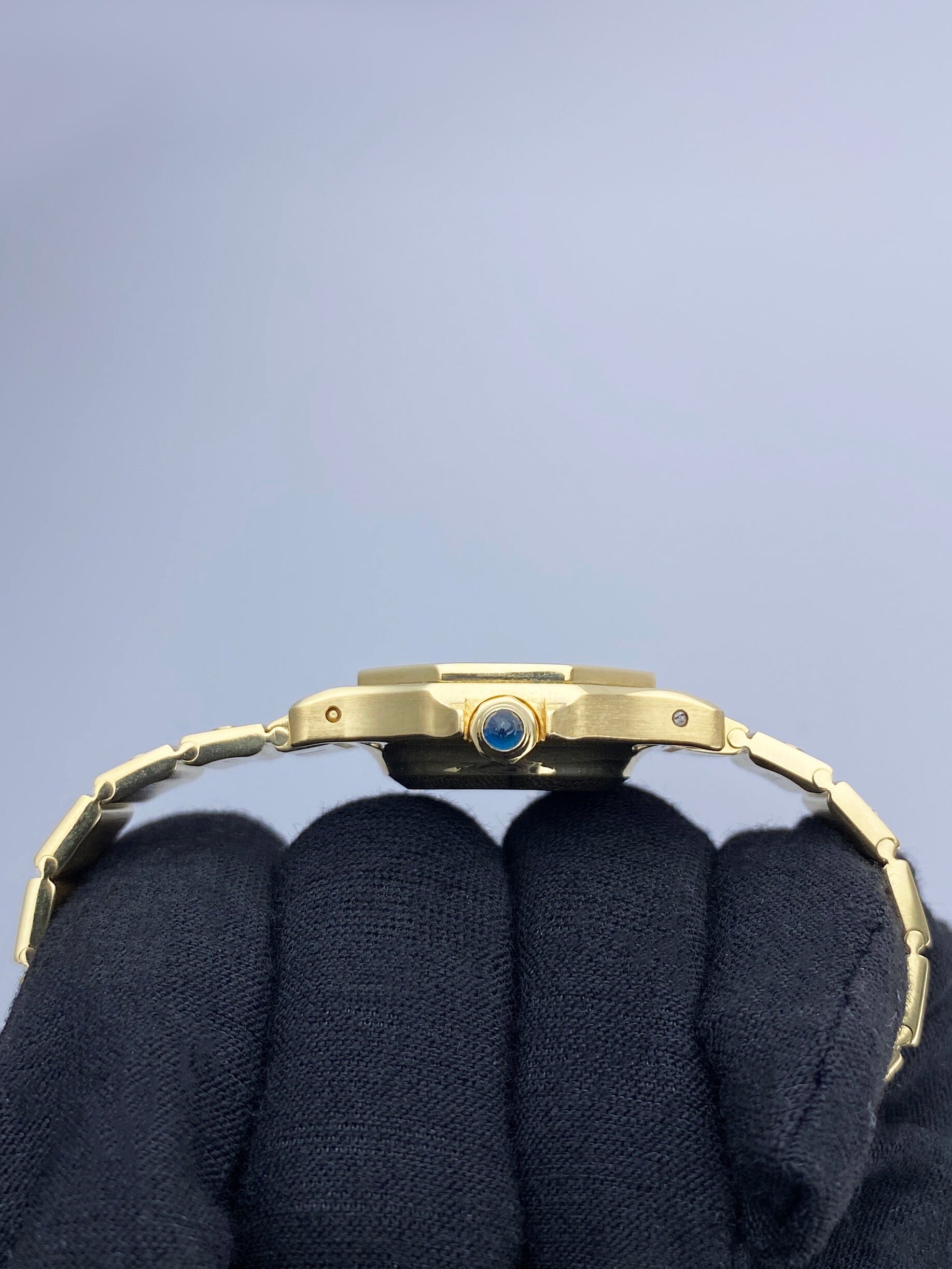 Cartier Santos Octagon 0906 18K Yellow Gold Ladies Watch Box Papers - Watches