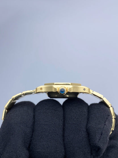 Cartier Santos Octagon 0906 18K Yellow Gold Ladies Watch Box Papers - Watches