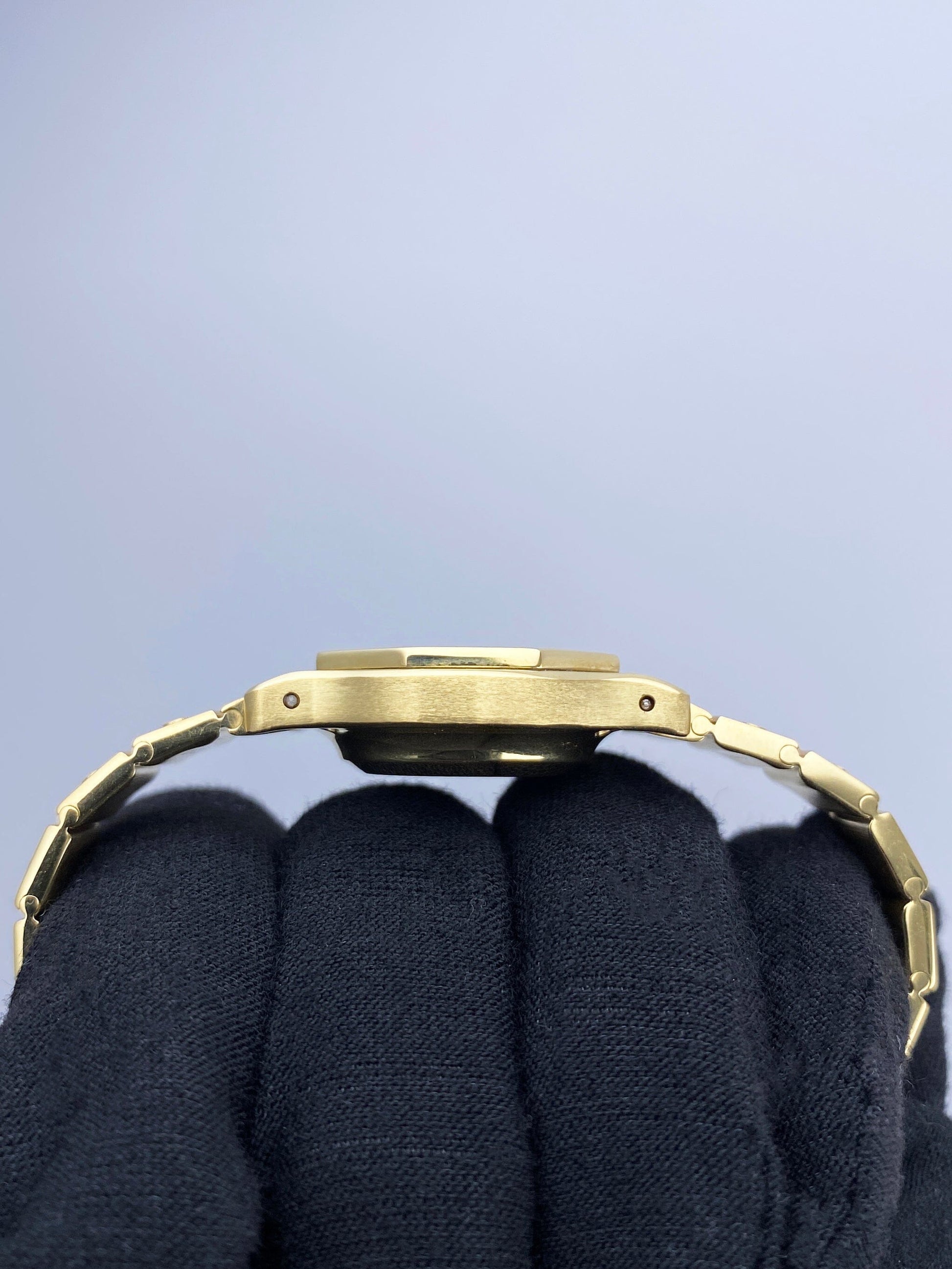 Cartier Santos Octagon 0906 18K Yellow Gold Ladies Watch Box Papers - Watches
