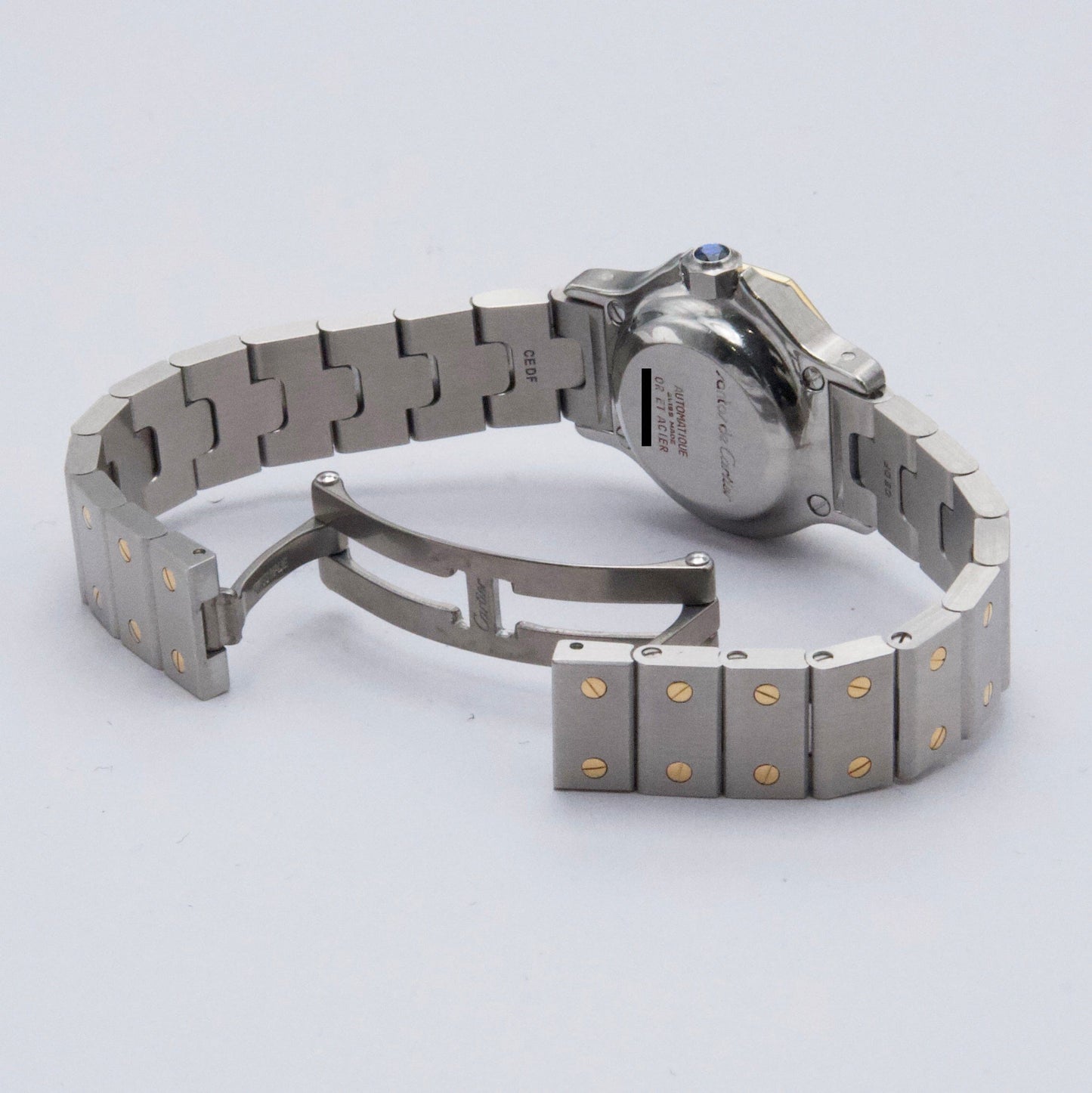 Cartier Santos Octagon 0907 Two Tone Ladies Watch - Watches