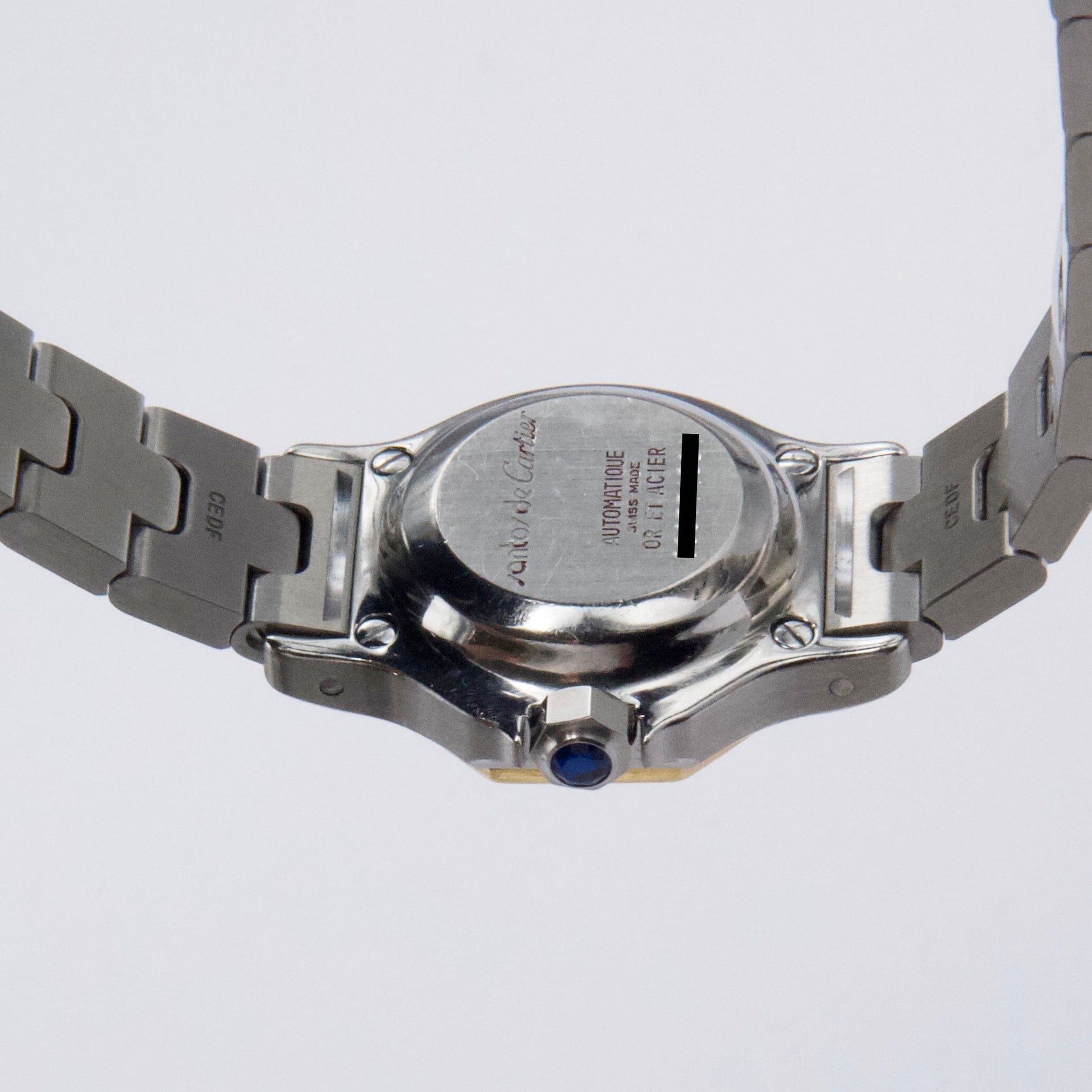Cartier Santos Octagon 0907 Two Tone Ladies Watch - Watches