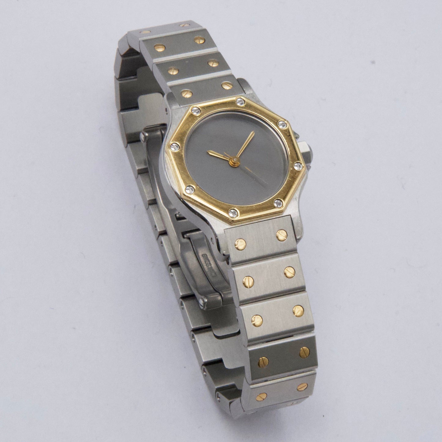 Cartier Santos Octagon 0907 Two Tone Ladies Watch - Watches