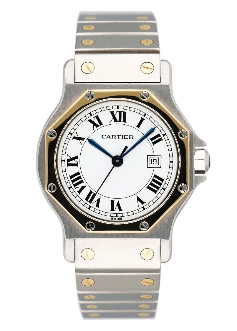 Cartier Santos Octagon 2966 Two Tone Ladies Watch – Phigora