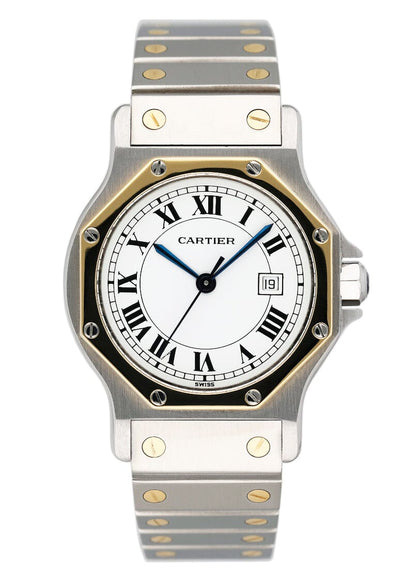 Cartier Santos Octagon 2966 Two Tone Ladies Watch - Watches