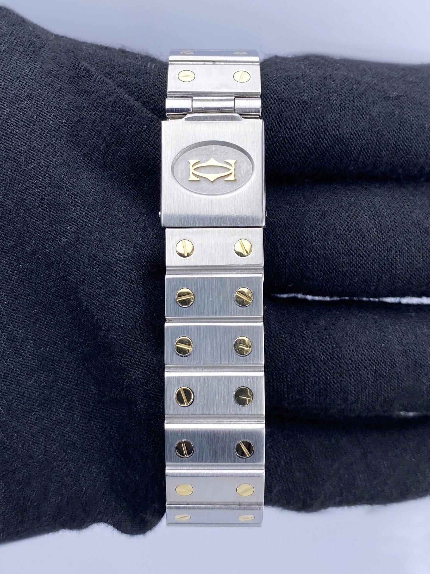 Cartier Santos Octagon 2966 Two Tone Ladies Watch - Watches