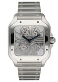 Cartier Santos Skeleton WHSA0015 Large Mens Watch Box & Papers - Virtual