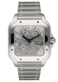 Cartier Santos Skeleton WHSA0015 Large Mens Watch Box & Papers - Virtual