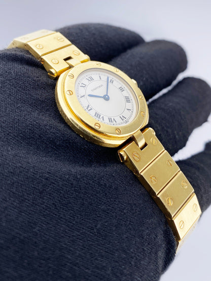 Cartier Santos Vendôme 84738788 18K Yellow Gold Ladies Watch - Watches