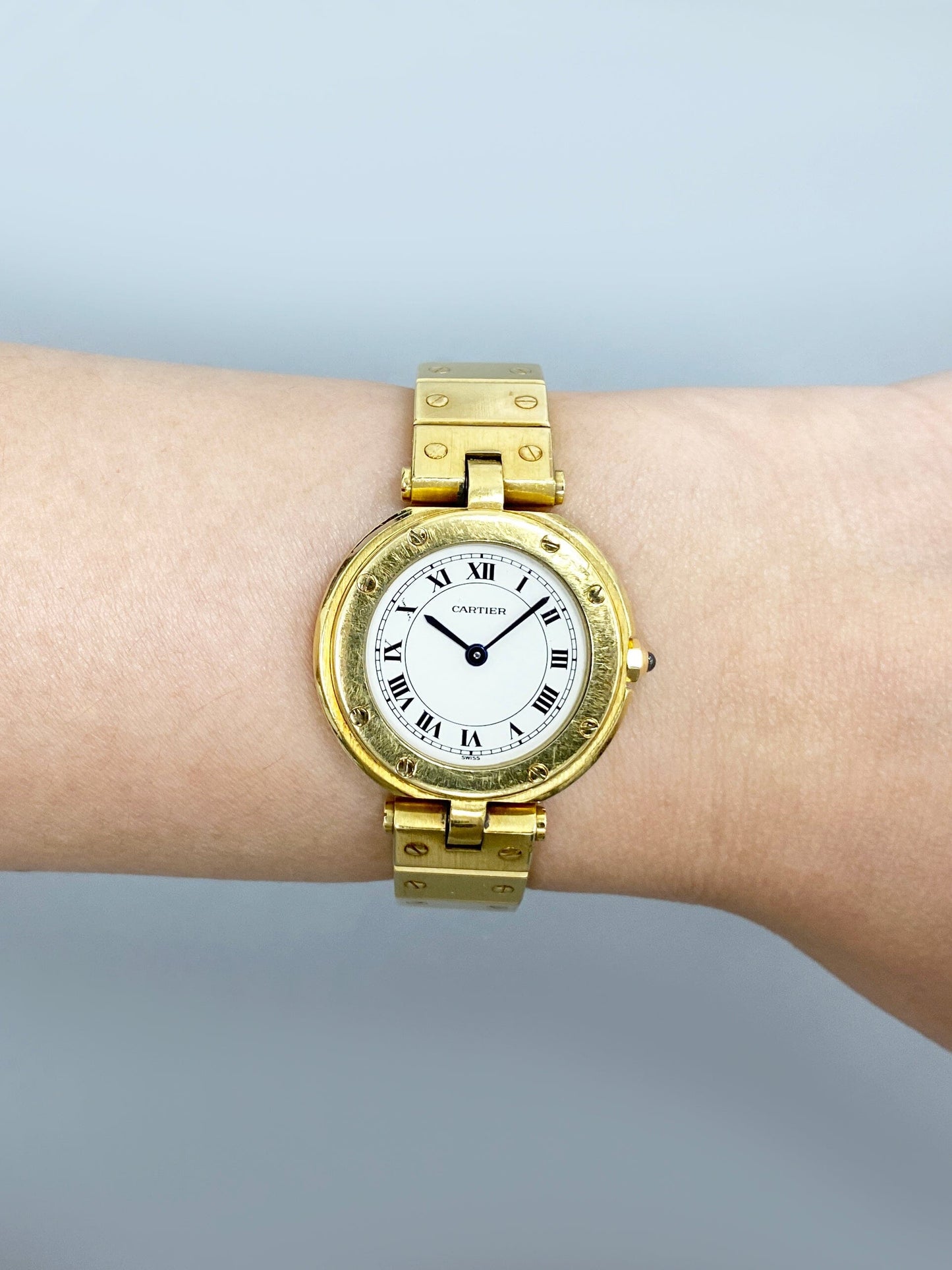 Cartier Santos Vendôme 84738788 18K Yellow Gold Ladies Watch - Watches