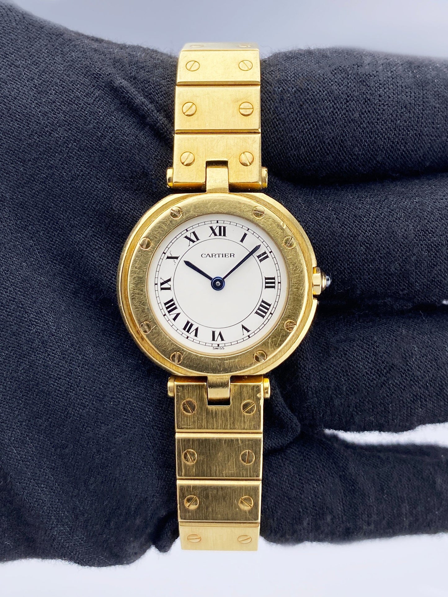 Cartier Santos Vendôme 84738788 18K Yellow Gold Ladies Watch - Watches