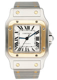 Cartier Santos W20099C4 Two-Tone Mens Watch Box Papers - Virtual