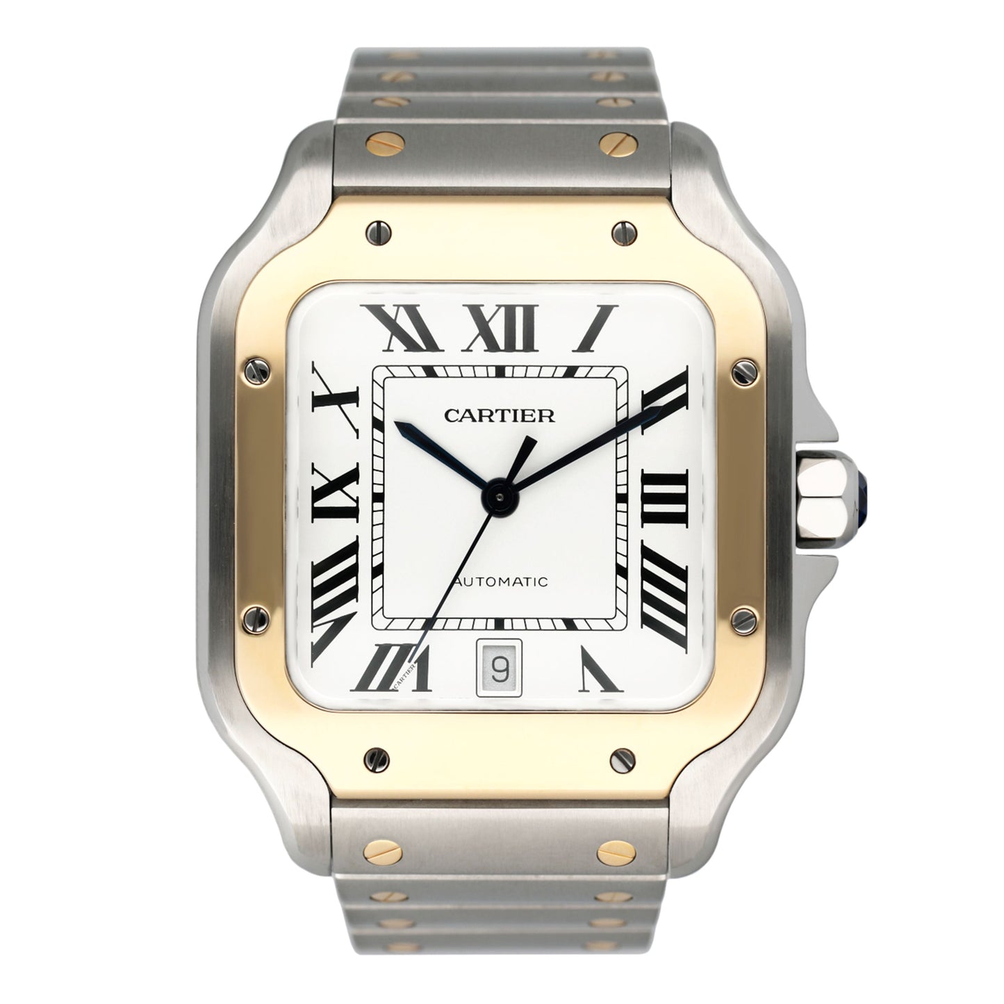Cartier Santos W2SA0006 Large Size Mens Watch Box Papers - Virtual
