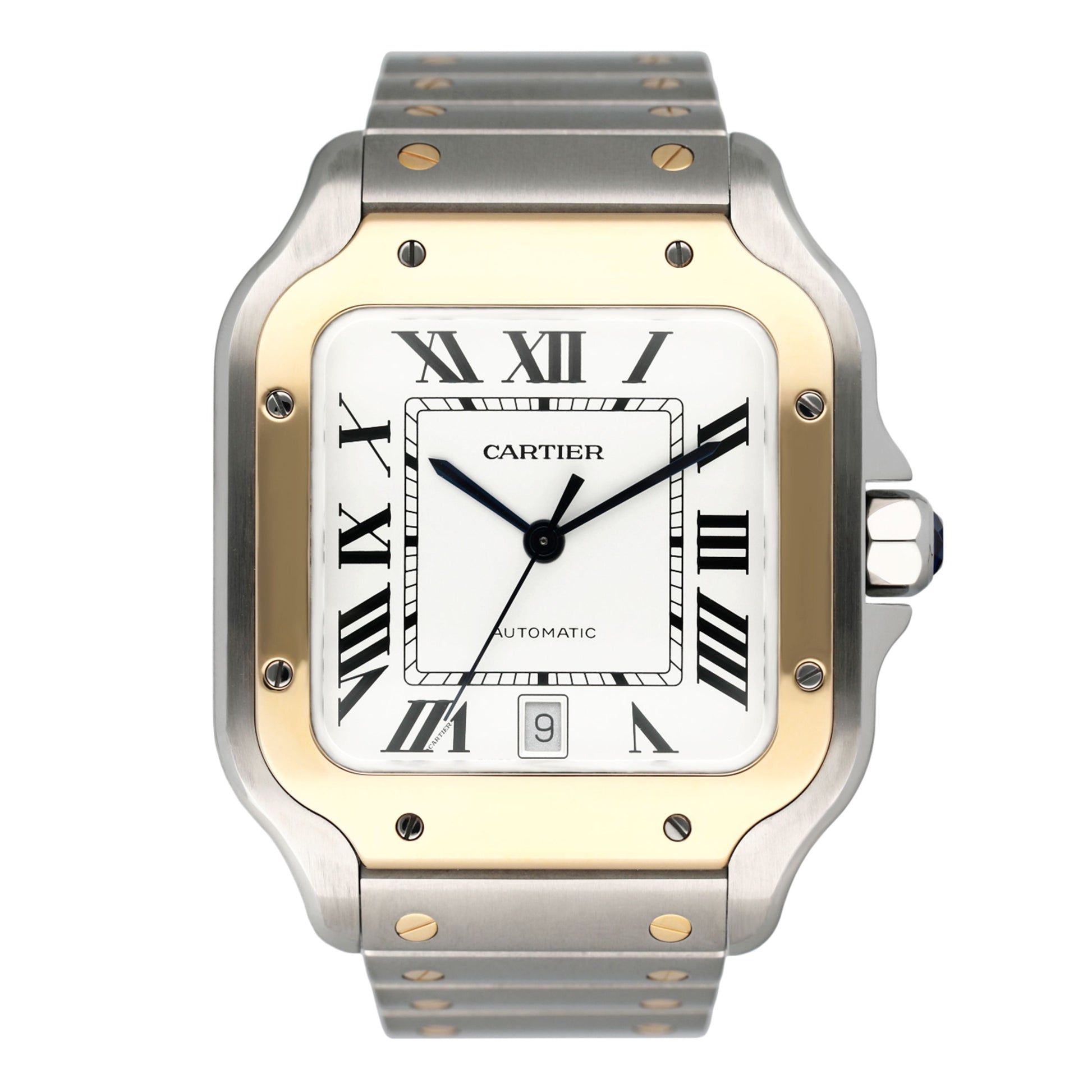 Cartier Santos W2SA0006 Large Size Mens Watch Box Papers - Virtual