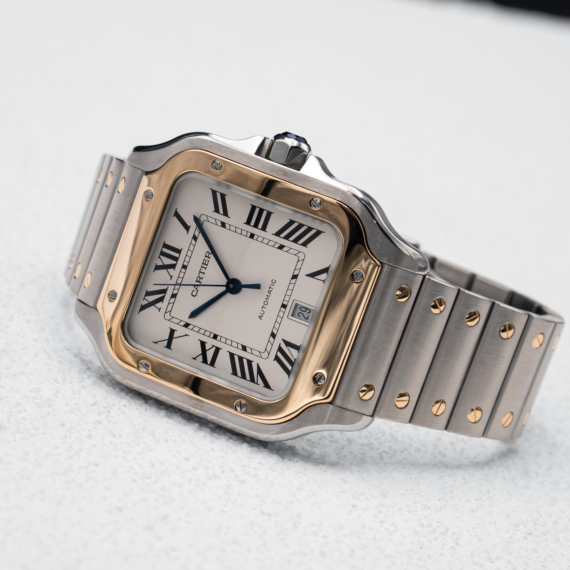 Cartier Santos W2SA0006 Large Size Mens Watch Box Papers - Virtual