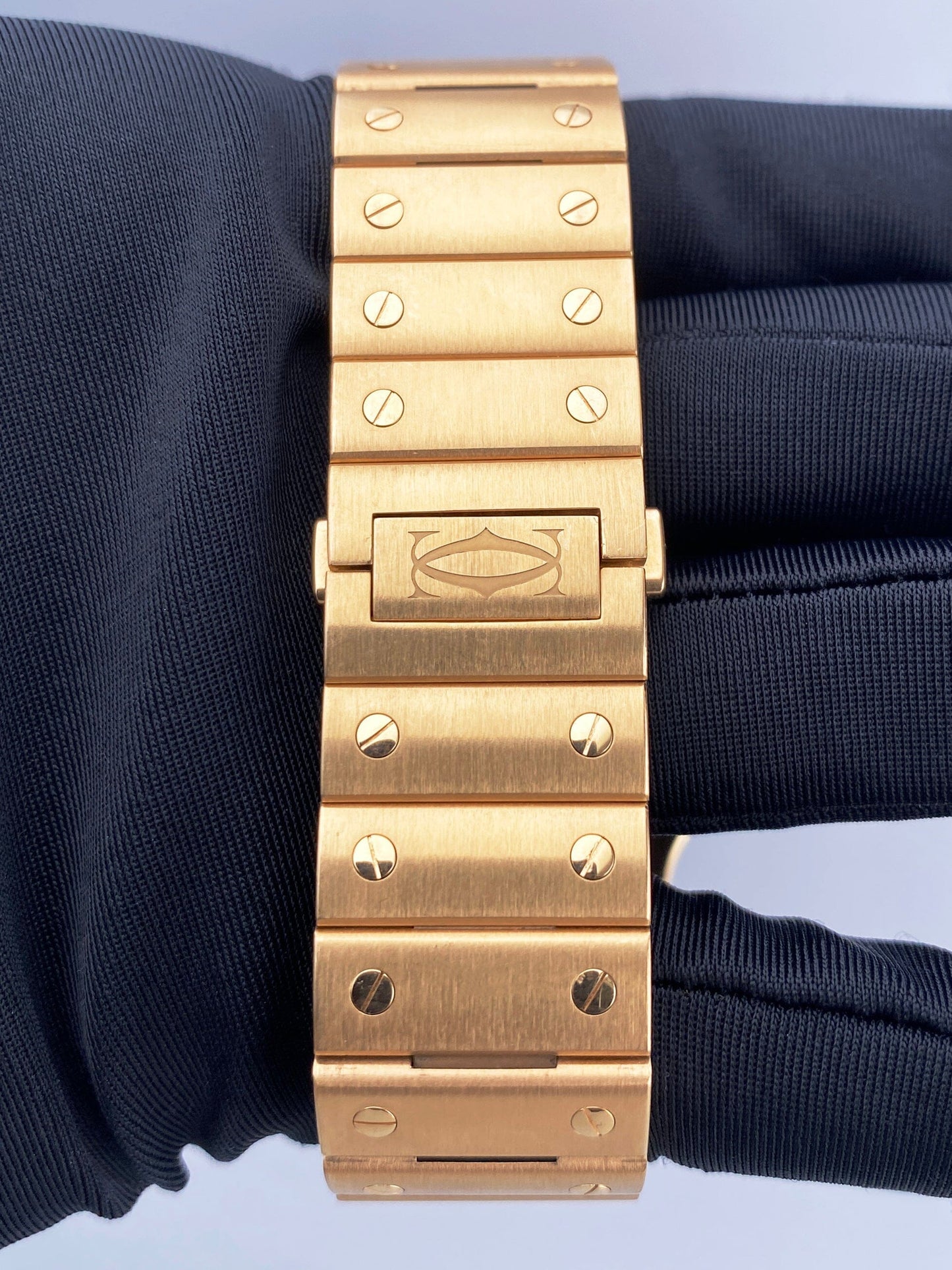 Cartier Santos WGSA0018 Large Rose Gold Mens Watch Box Papers - Watches