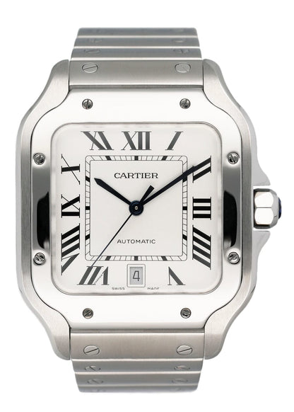 Cartier Santos WSSA0018 Large Size Mens Watch Box Papers - Watches