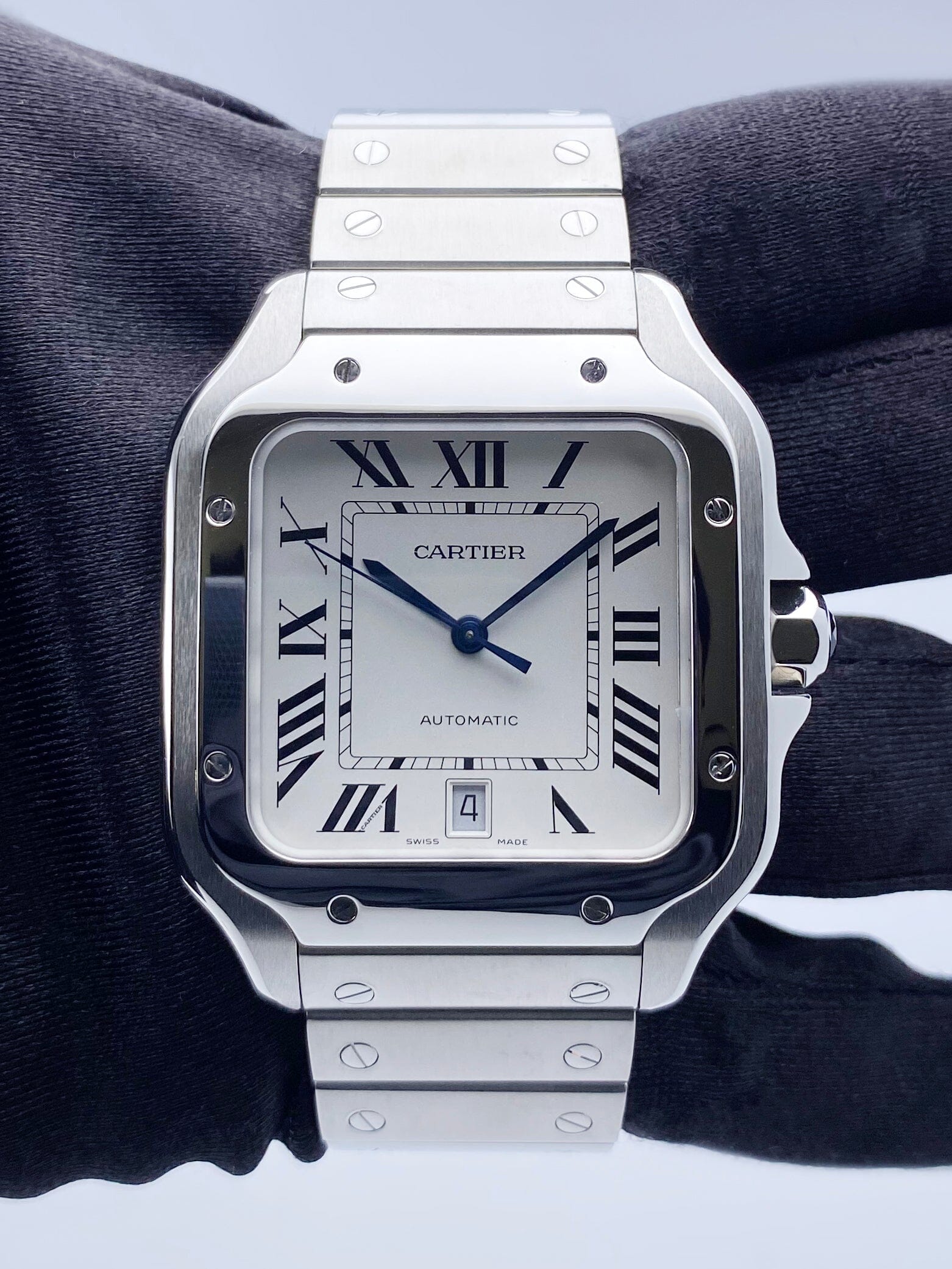 Cartier Santos WSSA0018 Large Size Mens Watch Box Papers - Watches