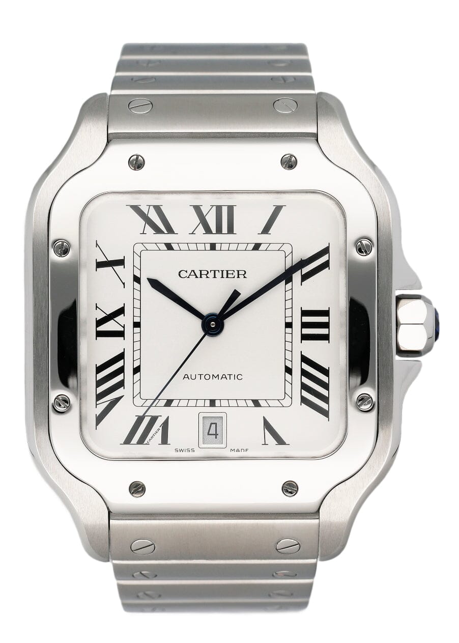 Cartier Santos WSSA0018 Large Size Mens Watch Box Papers - Watches