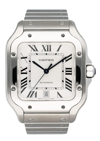 Cartier Santos WSSA0018 Large Size Mens Watch Box Papers - Watches