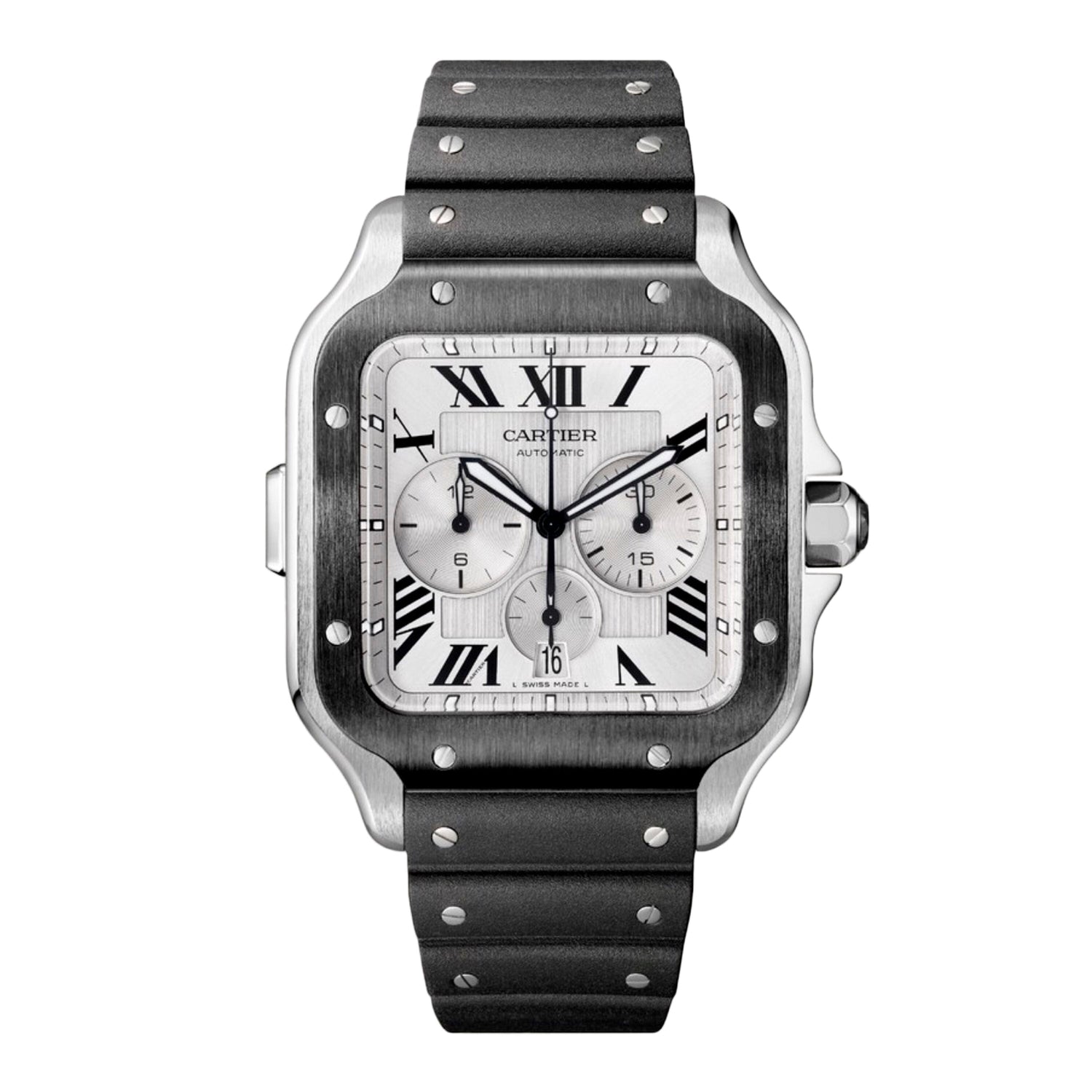Cartier Santos XL WSSA0017 Chronograph Mens Watch Box Papers - Watches