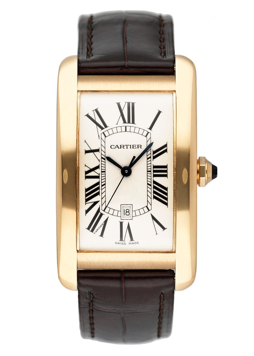 Cartier Tank Américaine W2603156 Off-White Dial Mens Watch - Watches
