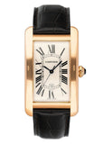 Cartier Tank Americaine Large W2609156 18K Rose Gold Watch - Watches