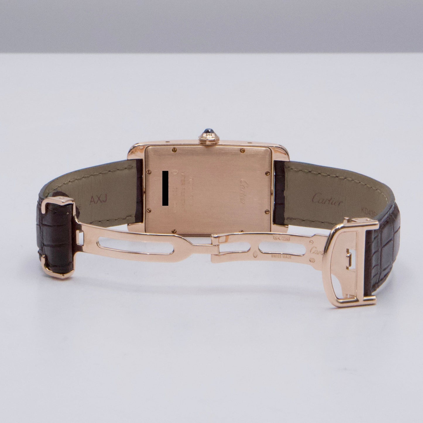 Cartier Tank Americaine Large W2609156 18K Rose Gold Watch Box Papers - Watches