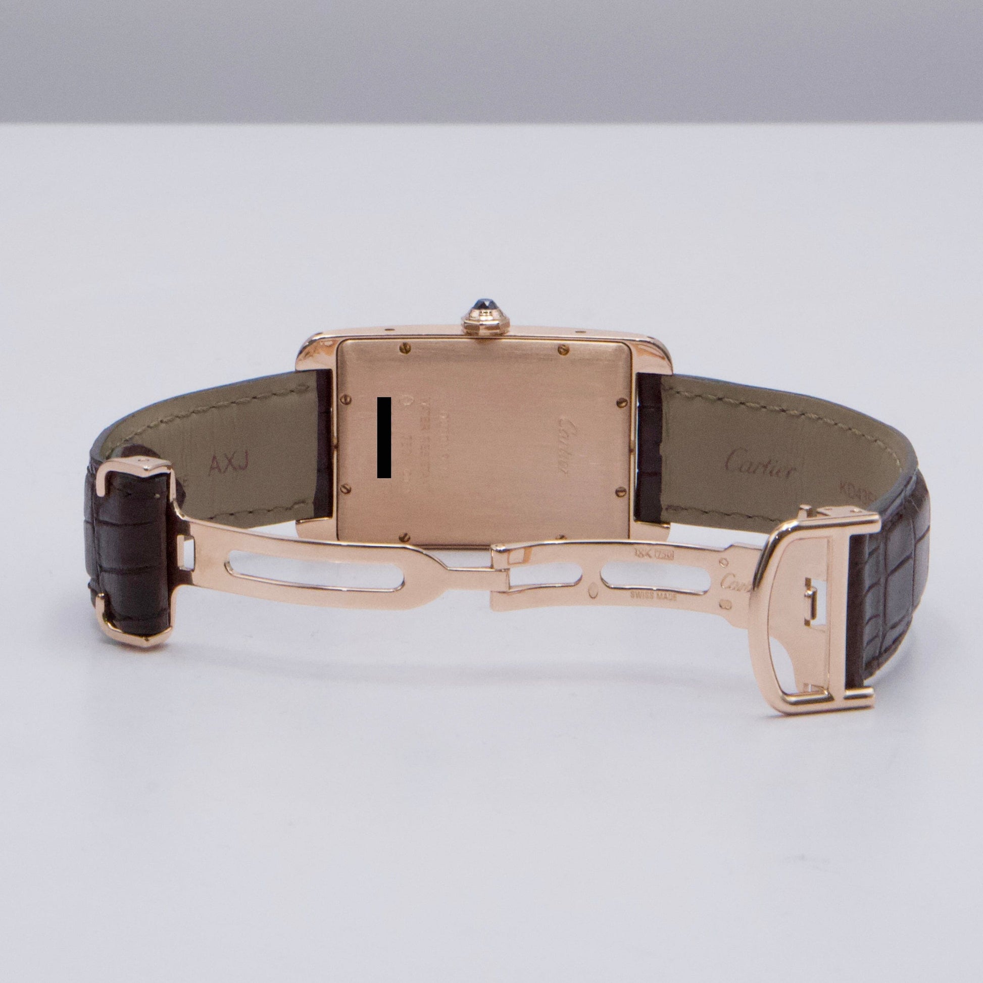 Cartier Tank Americaine Large W2609156 18K Rose Gold Watch Box Papers - Watches