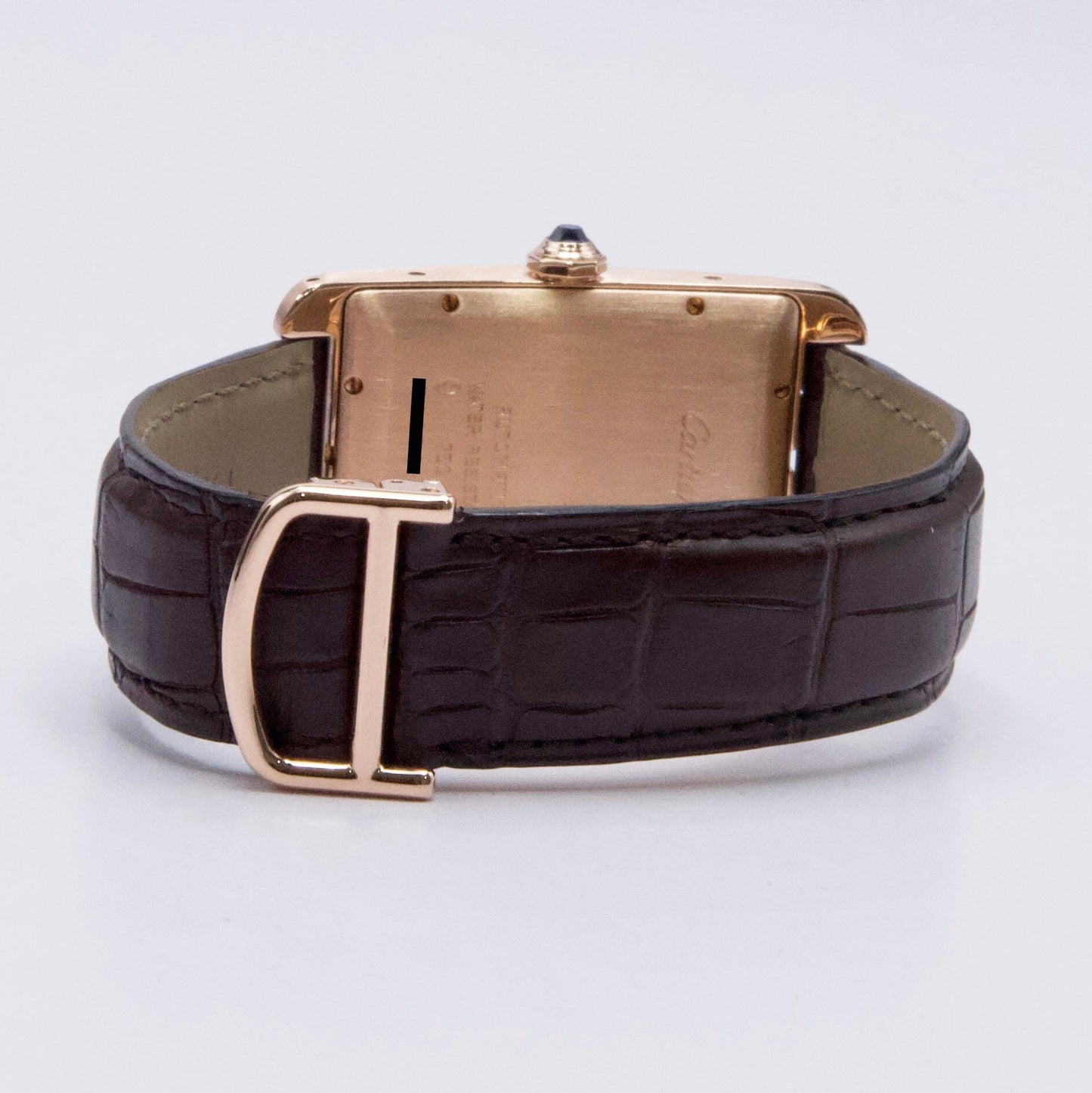 Cartier Tank Americaine Large W2609156 18K Rose Gold Watch Box Papers - Watches