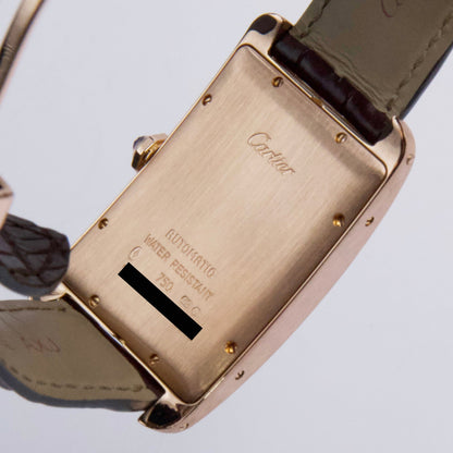 Cartier Tank Americaine Large W2609156 18K Rose Gold Watch Box Papers - Watches