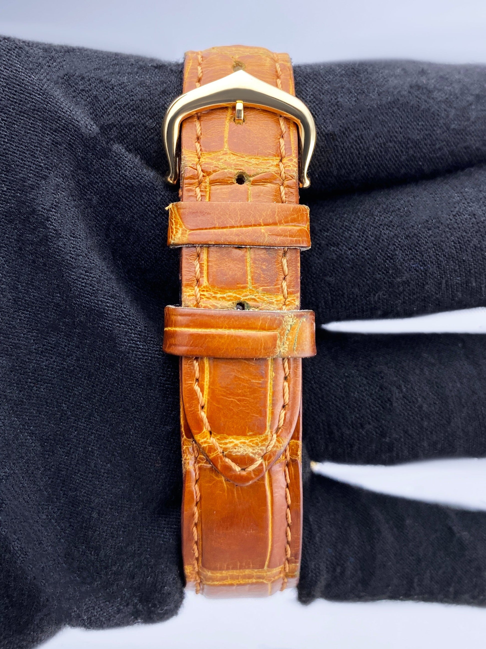 Cartier Tank Americaine W2603556 18K Yellow Gold Ladies Watch - Watches