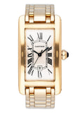 Cartier Tank Americaine W26035K2 18K Yellow Gold Ladies Watch Box Papers - Watches