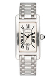Cartier Tank Americaine W2603656 18K White Gold Automatic Watch - Wristwatch