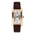 Cartier Tank Americaine W2620030 18K Rose Gold Watch Box Papers - Wristwatch