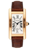 Cartier Tank Americaine W2620030 18K Rose Gold Watch Box Papers - Wristwatch