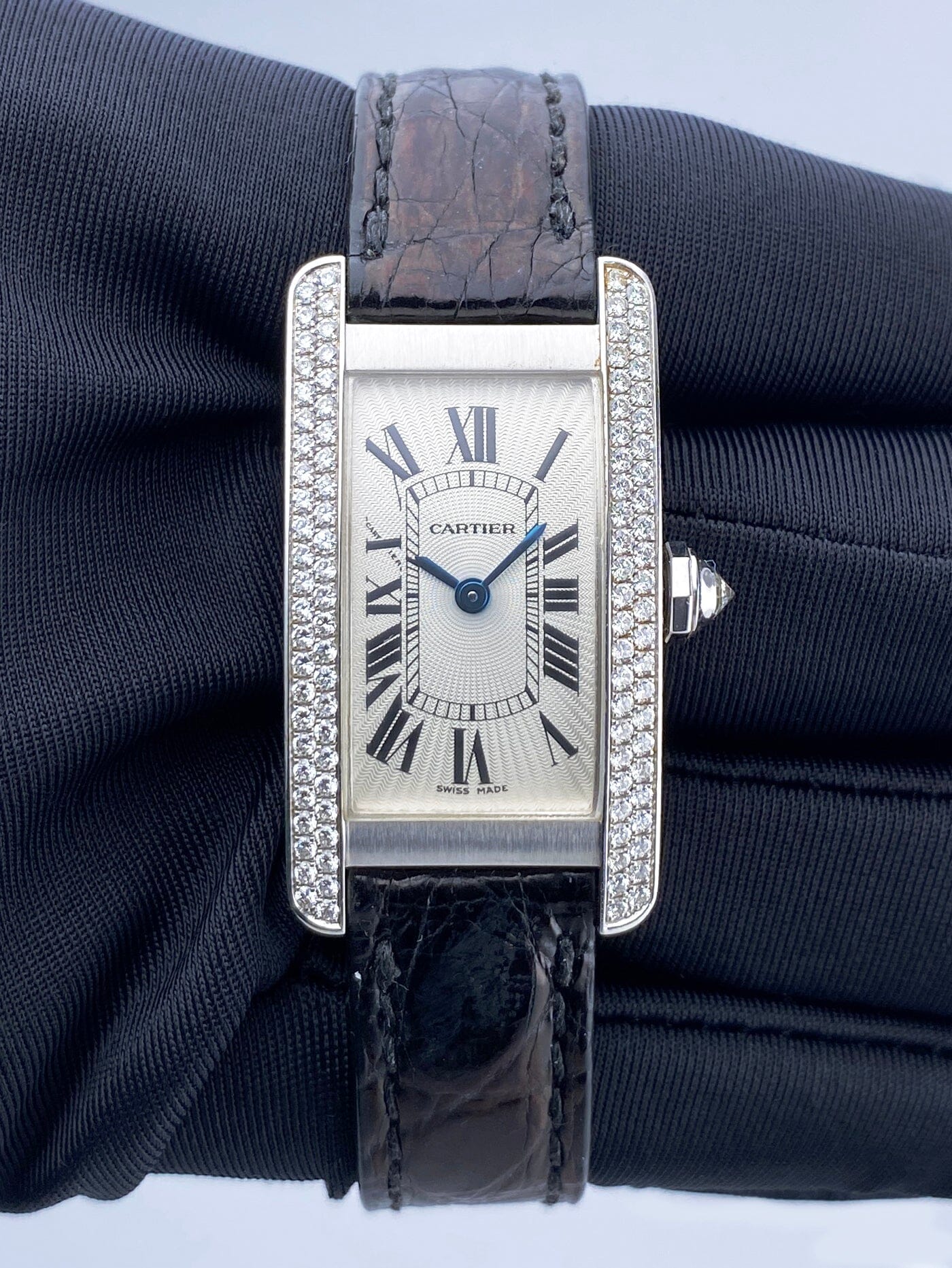 カルティエ 腕時計 WB701851 WB701851 シルバー Cartier（カルティエ）タンクアメリカンSM ベゼル