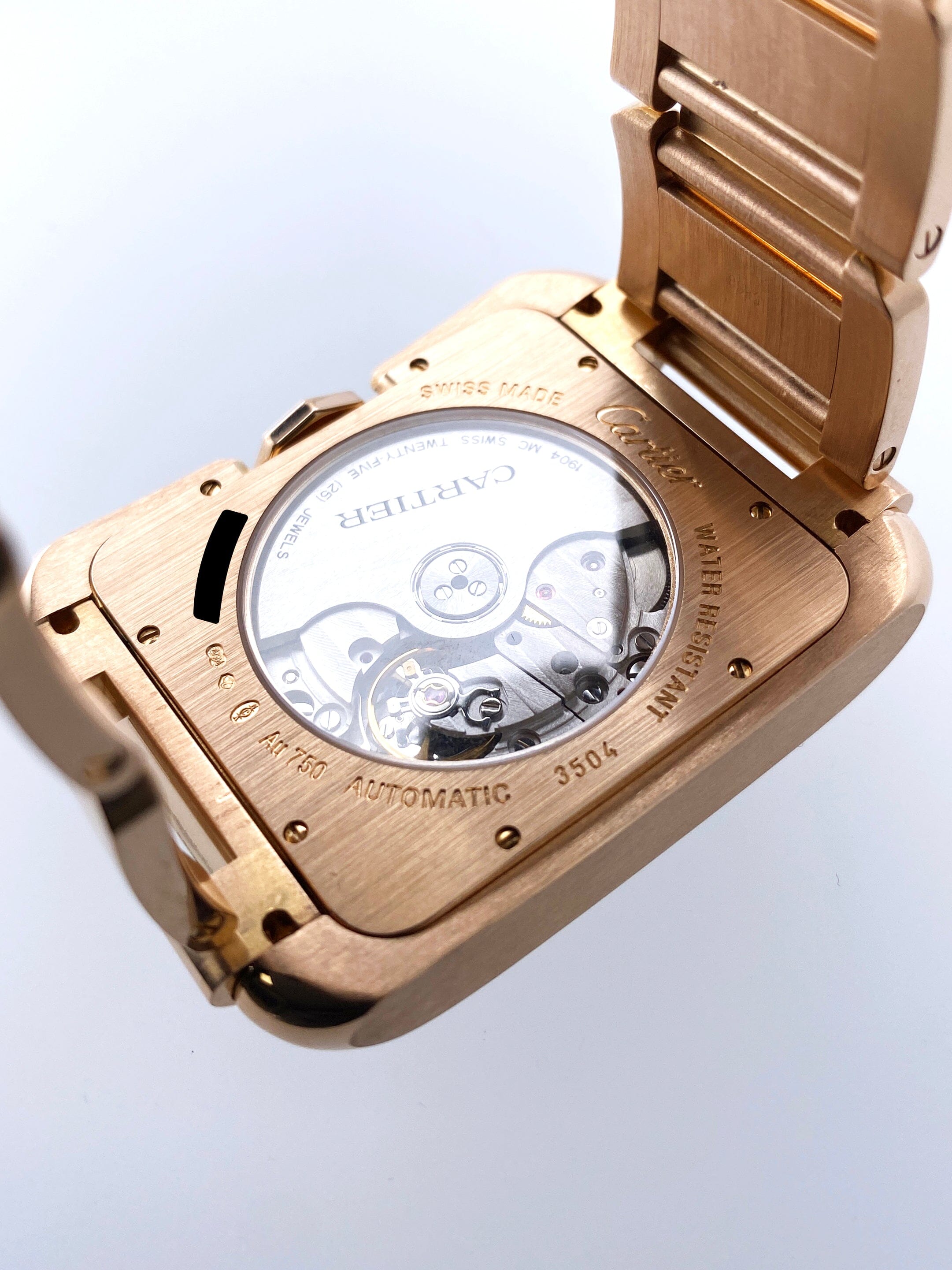 Cartier Tank Anglaise XL W5310002 Watch - Men's, 18K Rose Gold