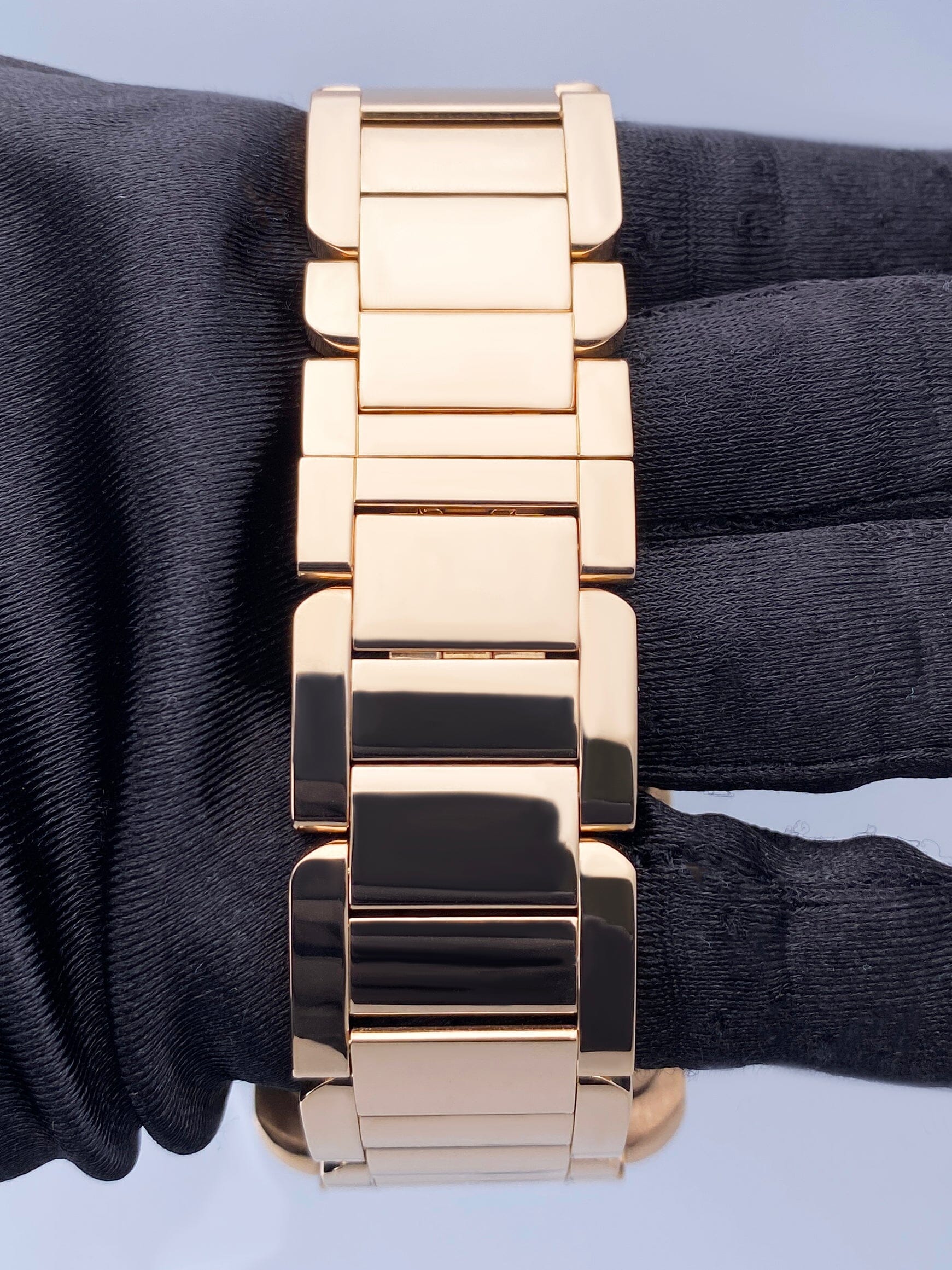 Cartier Tank Anglaise XL W5310002 18K Rose Gold Mens Watch Box Papers - Watches