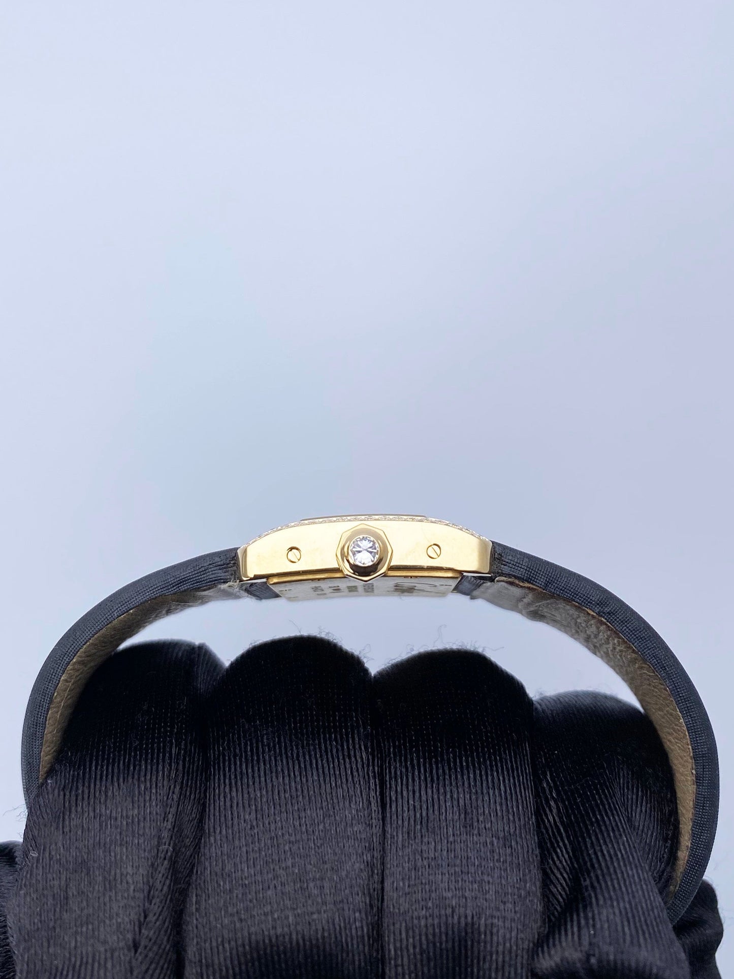 Cartier Tank Divan WA301036 Diamond Yellow Gold Ladies Watch Box Papers - Watches