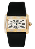 Cartier Tank Divan WA301036 Diamond Yellow Gold Ladies Watch Box Papers - Watches