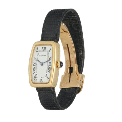 Cartier Tank Faberg Yellow Gold Rare Ladies Watch - Virtual
