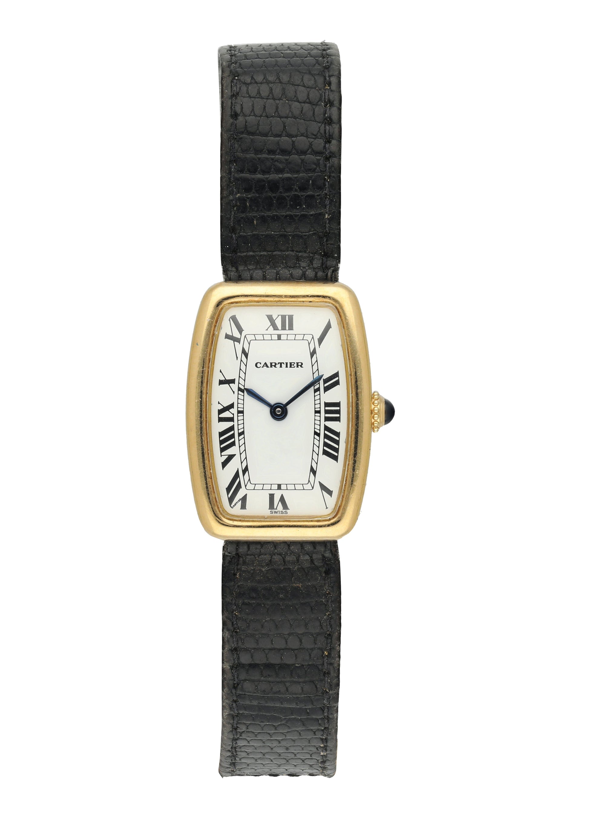Cartier Tank Faberg Yellow Gold Rare Ladies Watch - Virtual