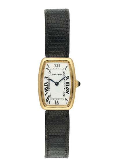 Cartier Tank Faberg Yellow Gold Rare Ladies Watch - Virtual