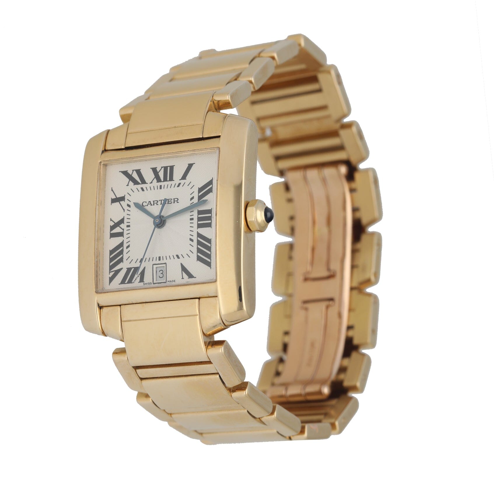 Cartier Tank Francaise 1840 Yellow Gold Watch - Virtual