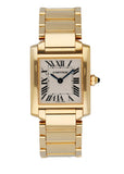 Cartier Tank Francaise 2385 18k Yellow Gold Ladies Watch - Wristwatch