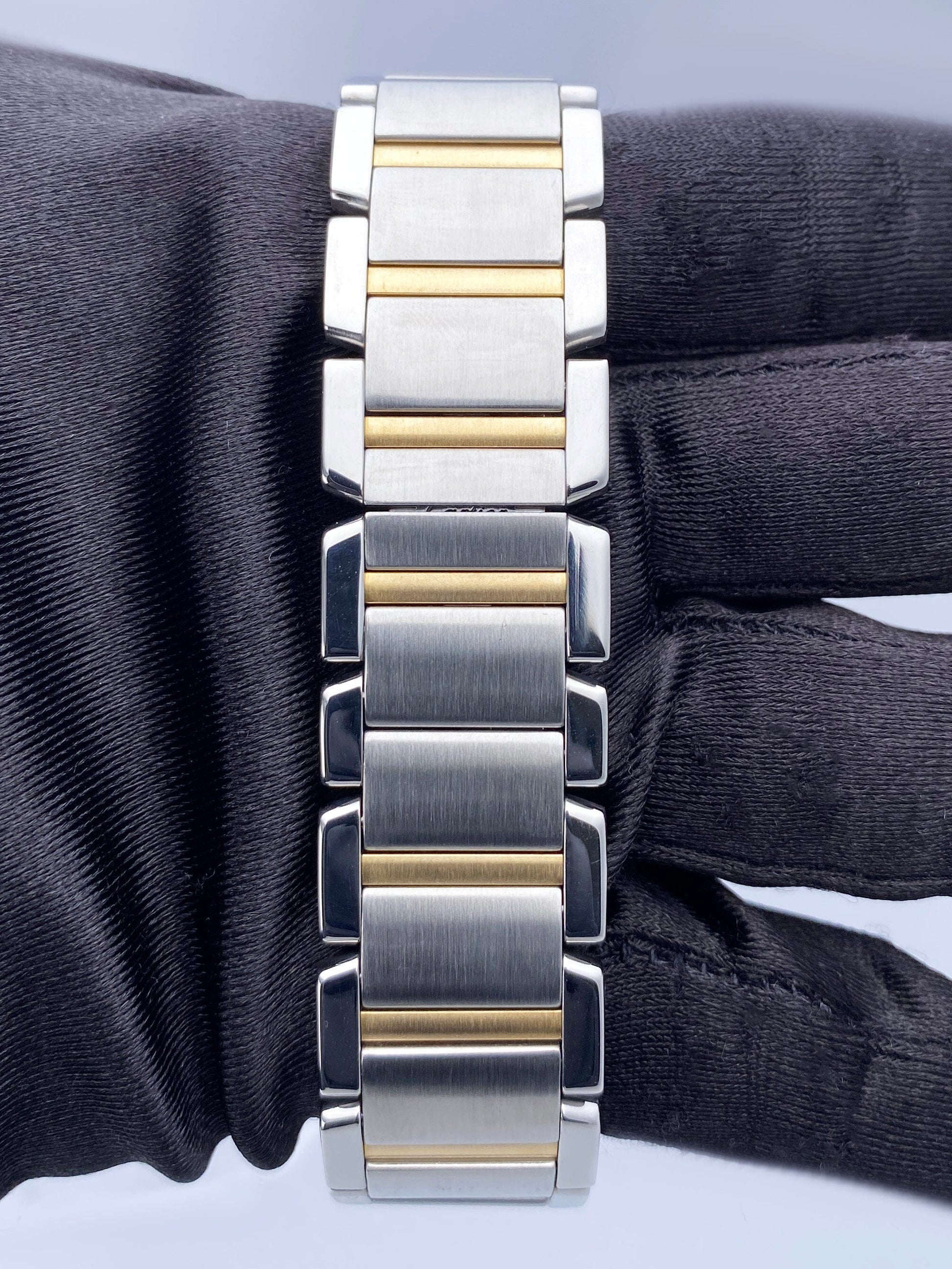 Cartier Tank Francaise Large W51005Q4 Two Tone Mens Watch Box Papers - Watches